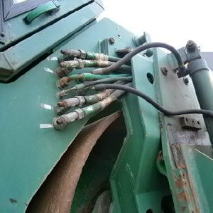 foto NEPOJÍZDNÝ! 10t válec kloub Bomag 164 AD problém elektro