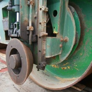 foto NEPOJÍZDNÝ! 10t válec kloub Bomag 164 AD problém elektro